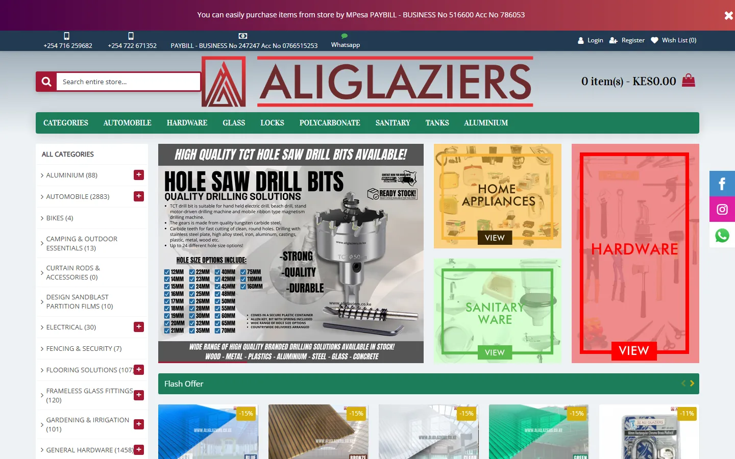 Ali Glaziers Flooring — live capture