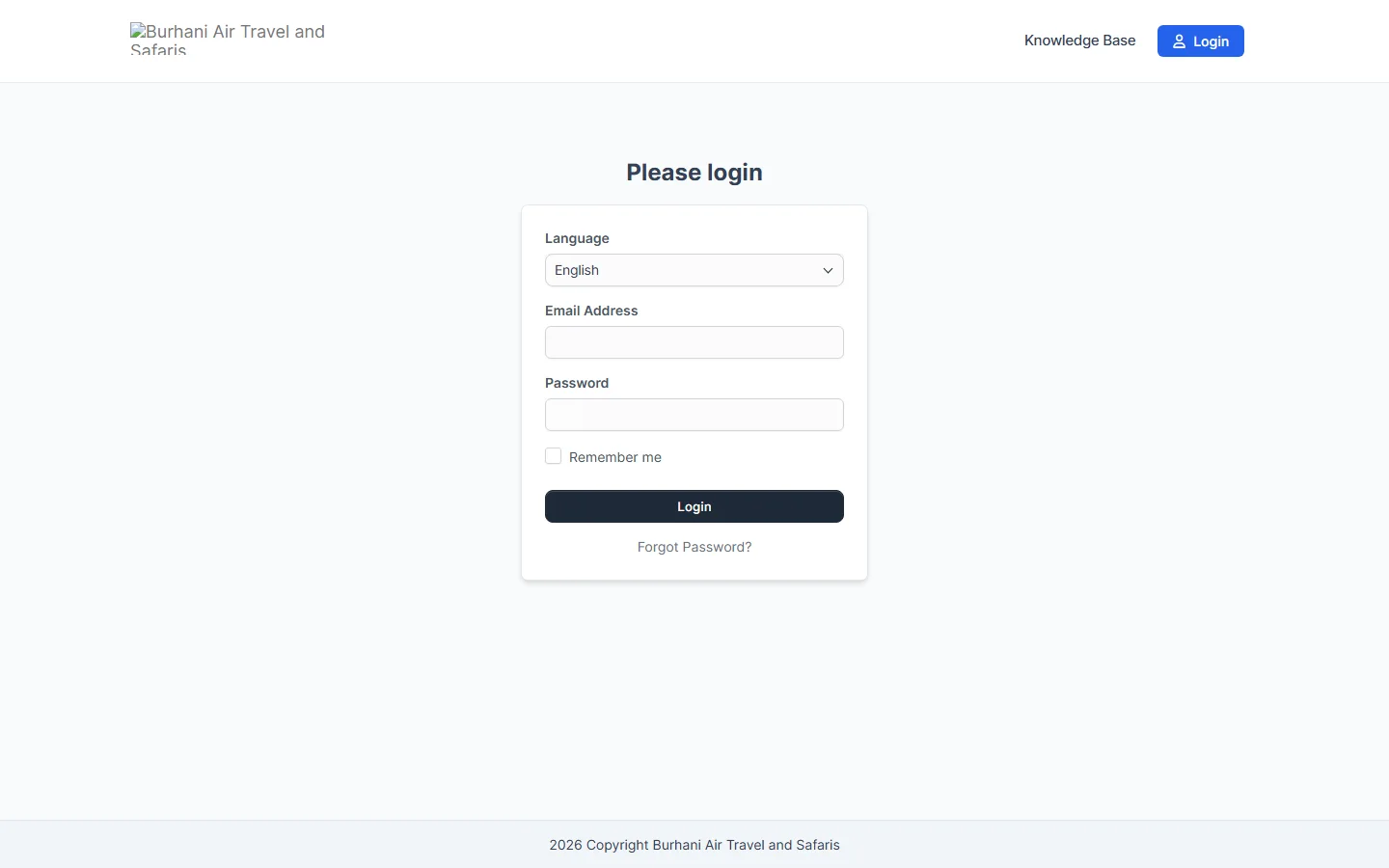 Burhani Air Travel — Accounting & Reporting — pre-launch build
