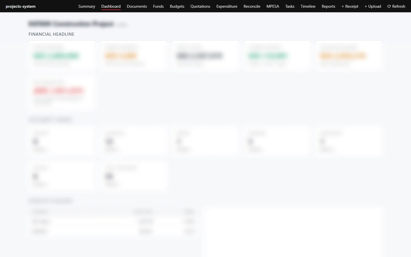 Construction Project Cost Control — pre-launch build