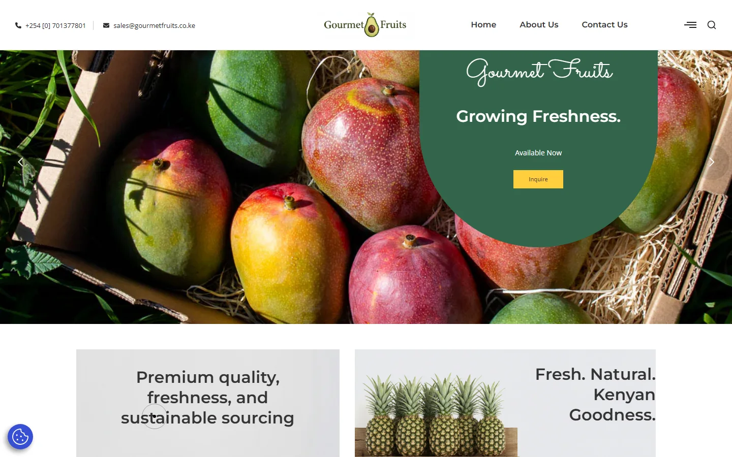 Gourmet Fruits — live capture
