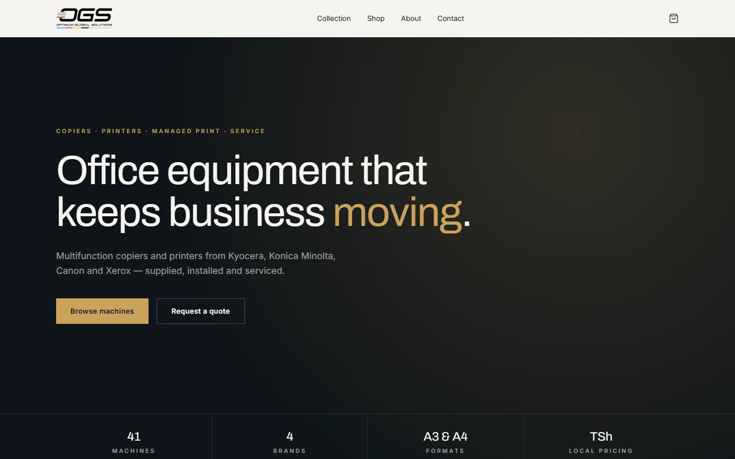 Optimum Global Solutions — live capture