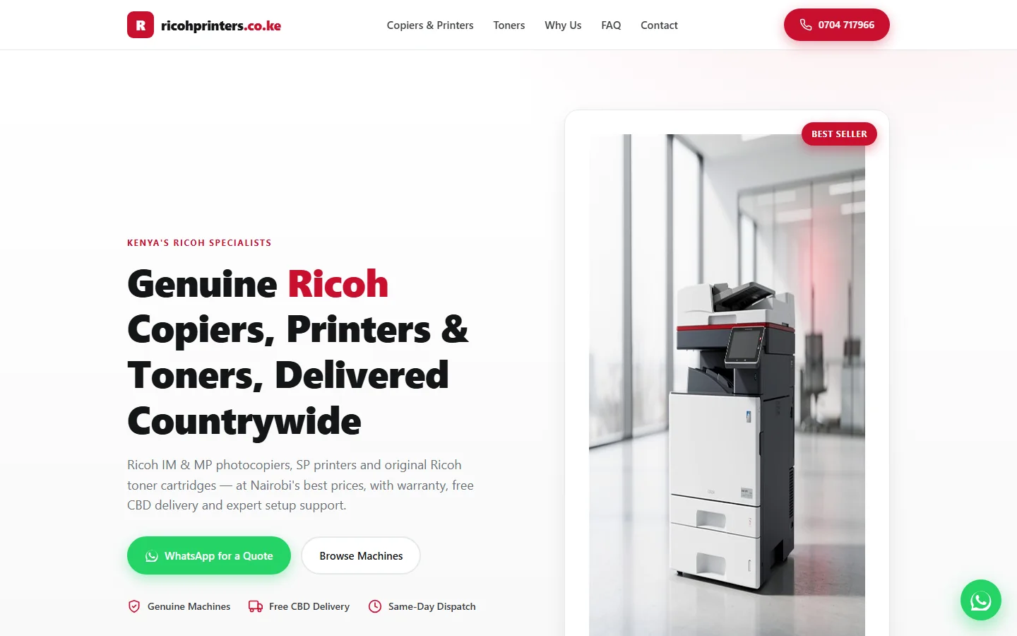 Ricoh Printers Kenya — live capture
