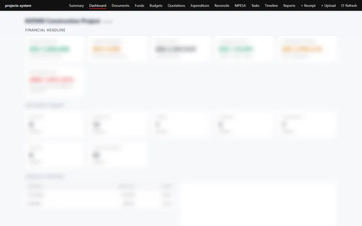 Construction Project Cost Control — pre-launch build