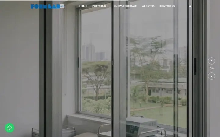 FormLab website - live capture of the homepage