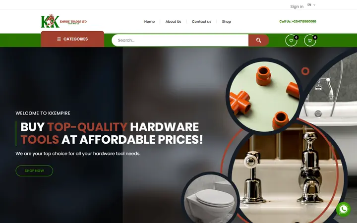 KKE Trades hardware store — live capture