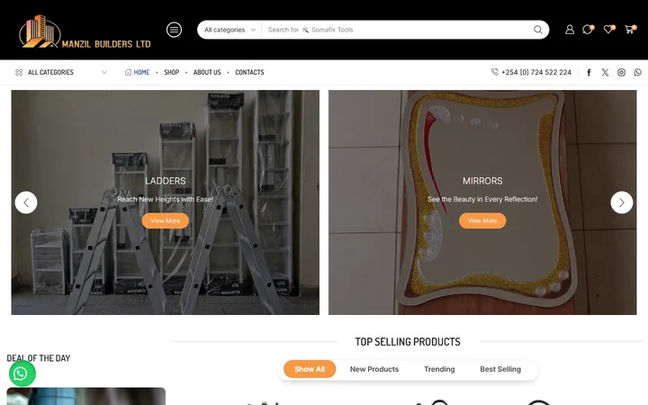Manzil Builders — live capture