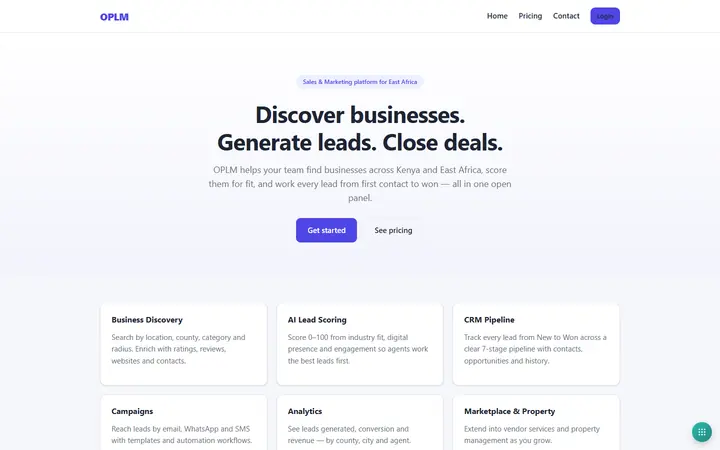 Open Panel Leads — live capture